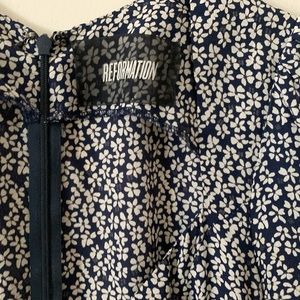 reformation gene mini dress